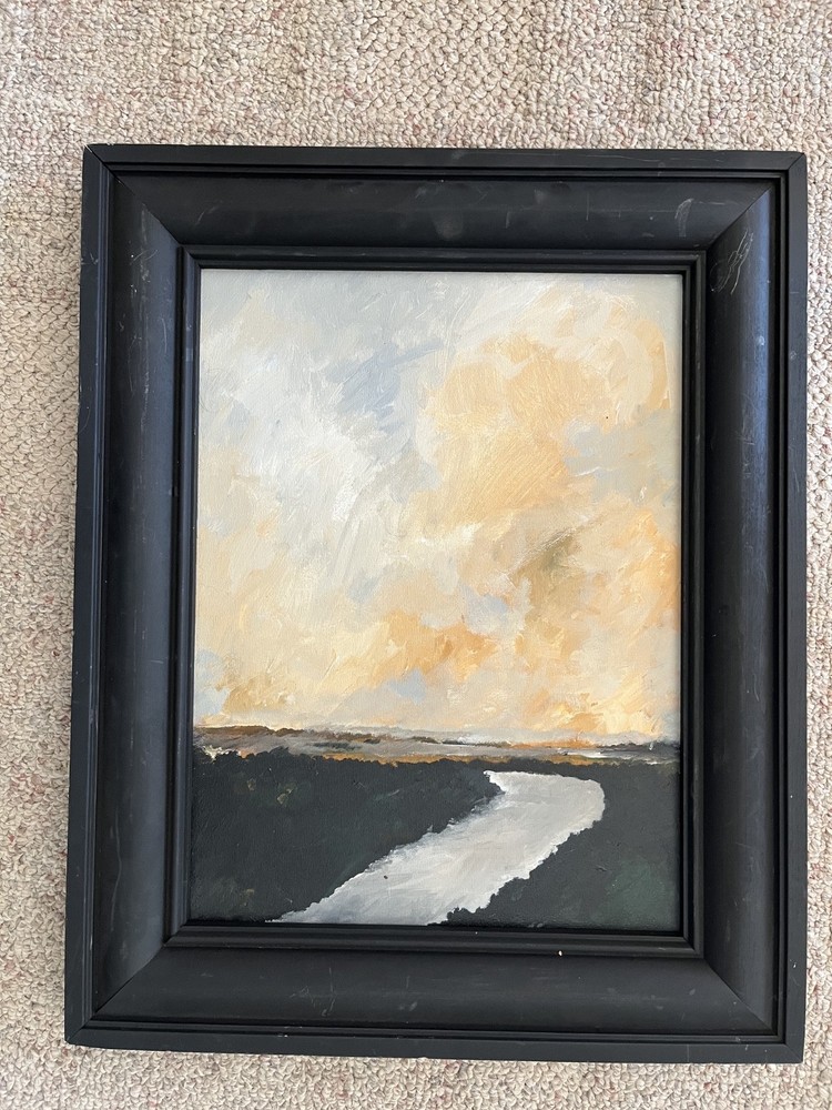 SIGNED Vintage Painting on Canvas - Santa Fe Art - Doug Mund