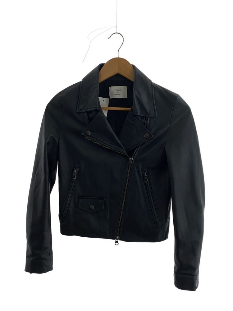 Studious Leather Jacket Blouson/0/Leather/Blk/204352002 3498