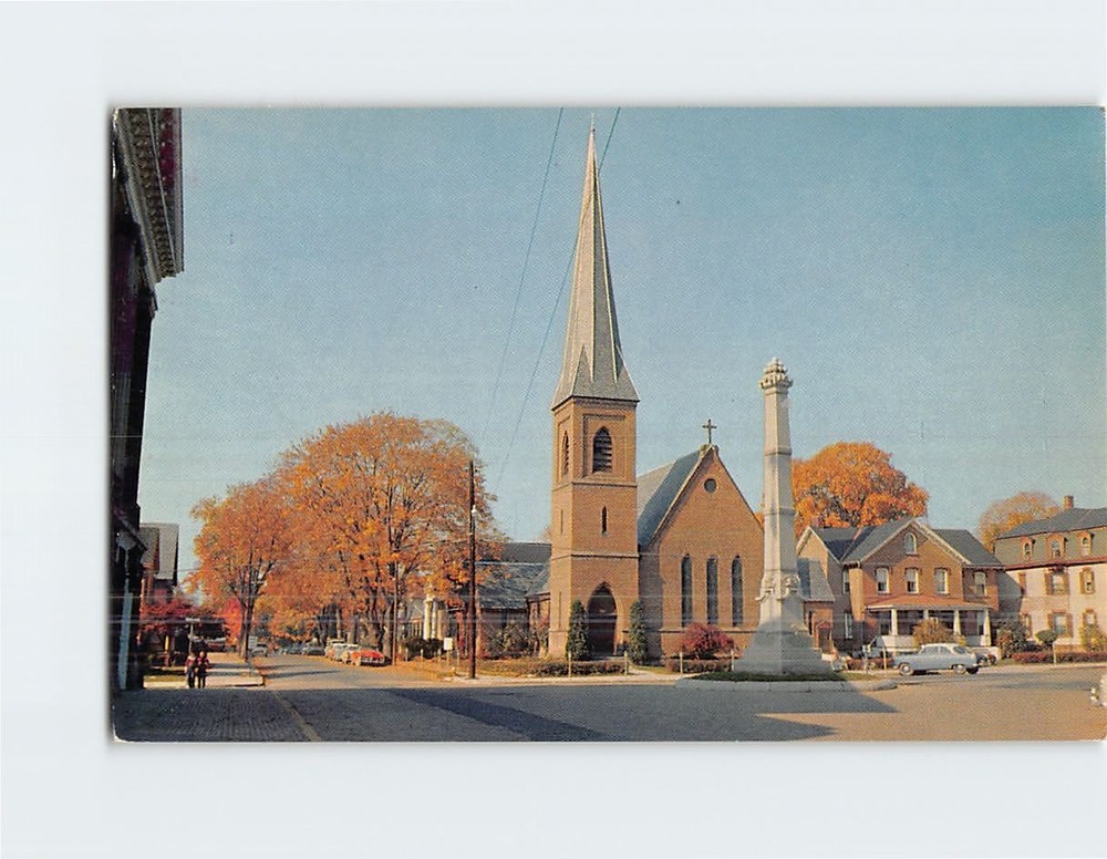 Postcard St. Andrews Episcopal Church Walden New York USA