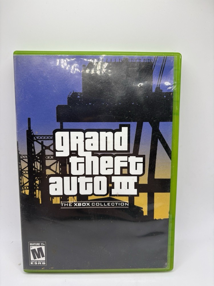 Grand Theft Auto 3 III - Microsoft Xbox Original CIB W/ Map Tested