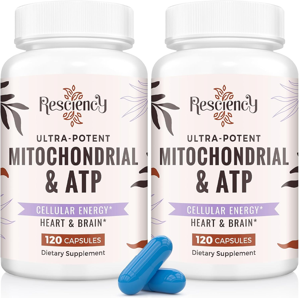 2326 MG Mitochondrial Supplements with ATP, Vitamins, Coq10 & PQQ, More Effectiv