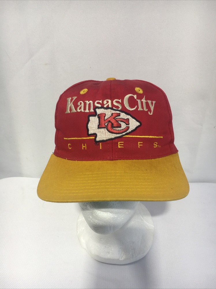 Vintage Kansas City Chiefs Snapback Hat 90s RARE Used Condition FAST SHIPPING
