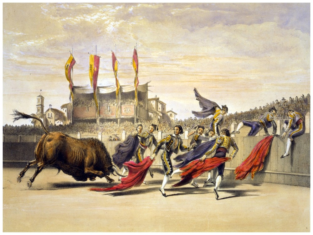 489.Corrida de Toros Art Decorative POSTER.Graphics to decorate home office.