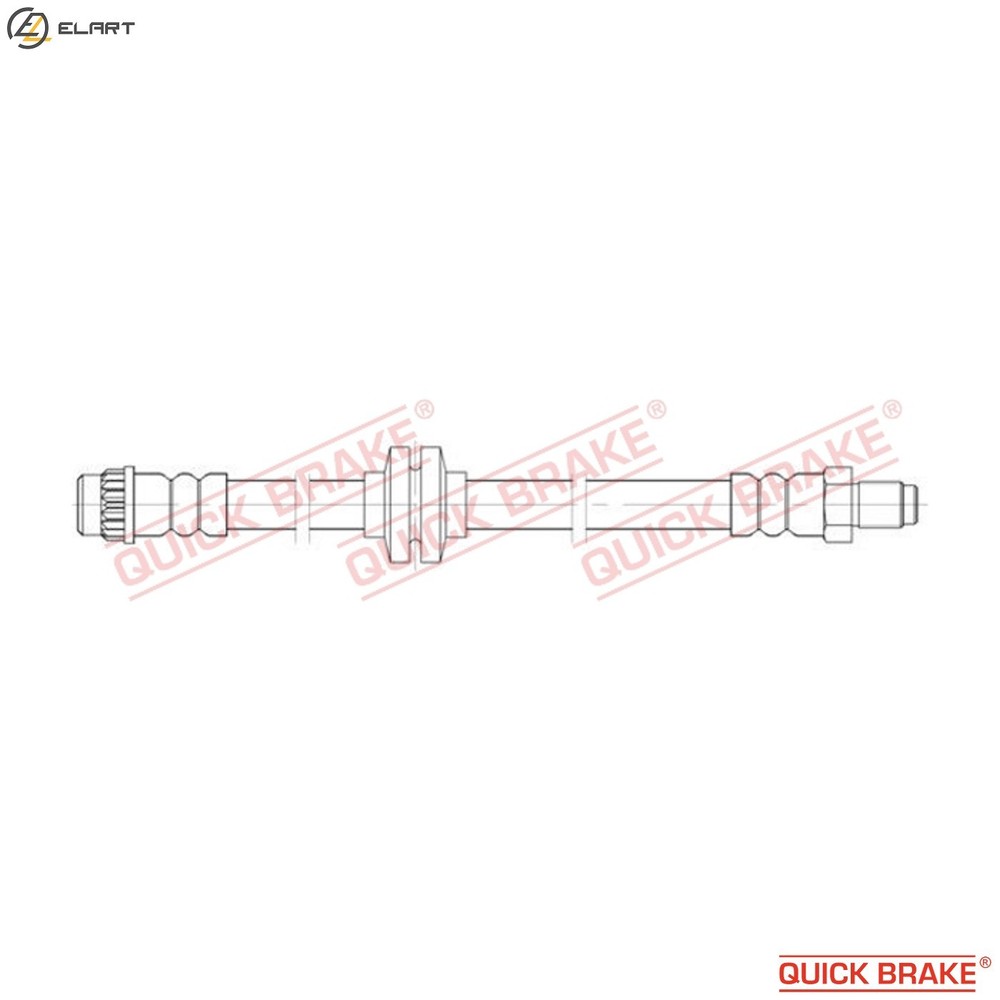 BRAKE HOSE 32.126 FOR RENAULT SCENIC/GRAND/III MEGANE/Hatchback/Grandtour/CC