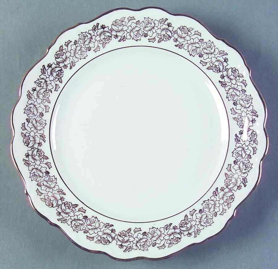 Cathedral Bridal Rose Salad Plate 49523