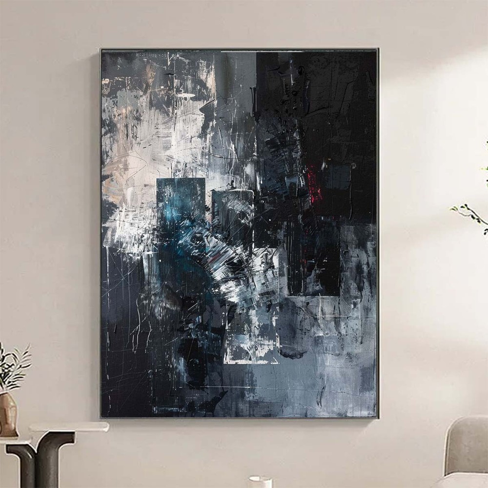 Abstract Wall Art Hand Painted Oil Painting On Canvas Thick Textured Art #014