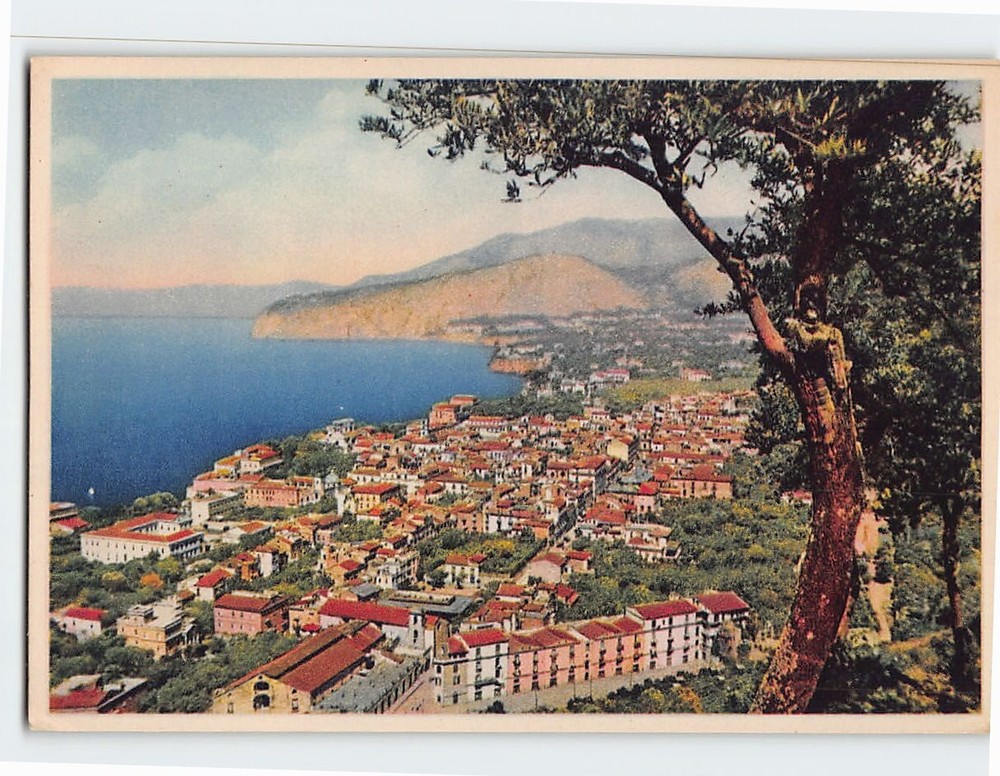 Postcard Panorama From S Antonio Sorrento Italy