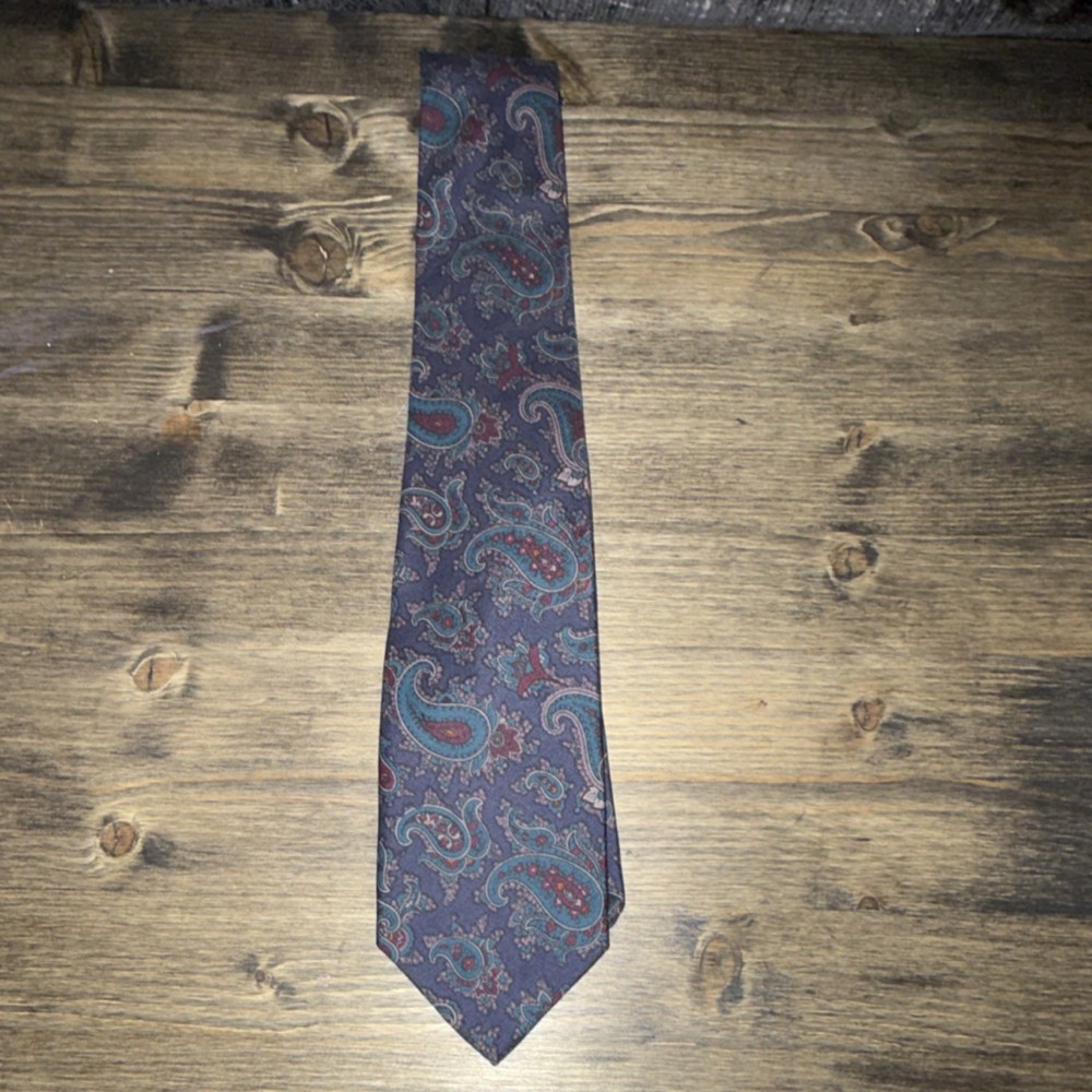 Vintage Robert Talbott Silk Men's Tie: Handmade