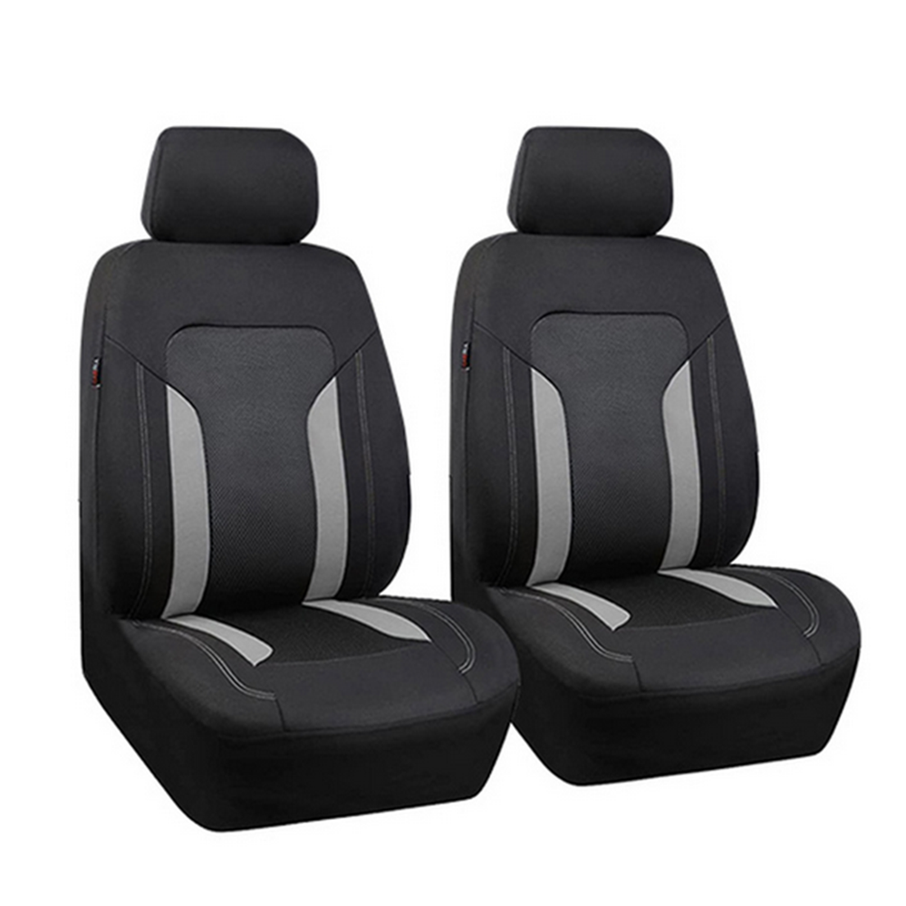 2 Front Car Seat Covers Breathable Mesh Fabric Protector Interior Accessories