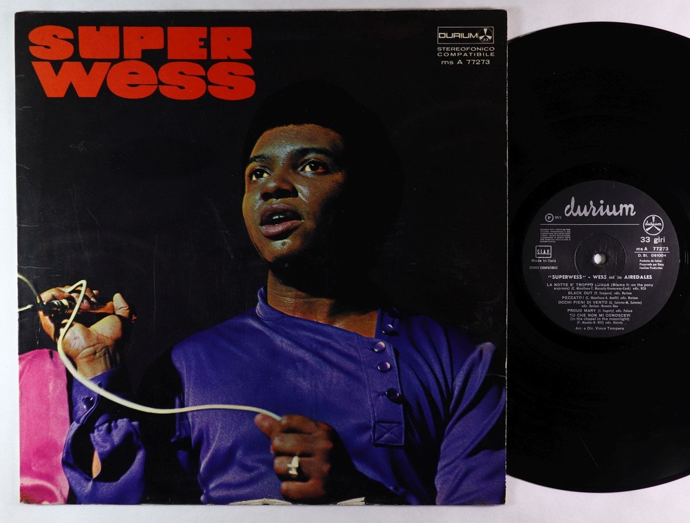 Wess & The Airedales - Superwess LP - Durium Italy