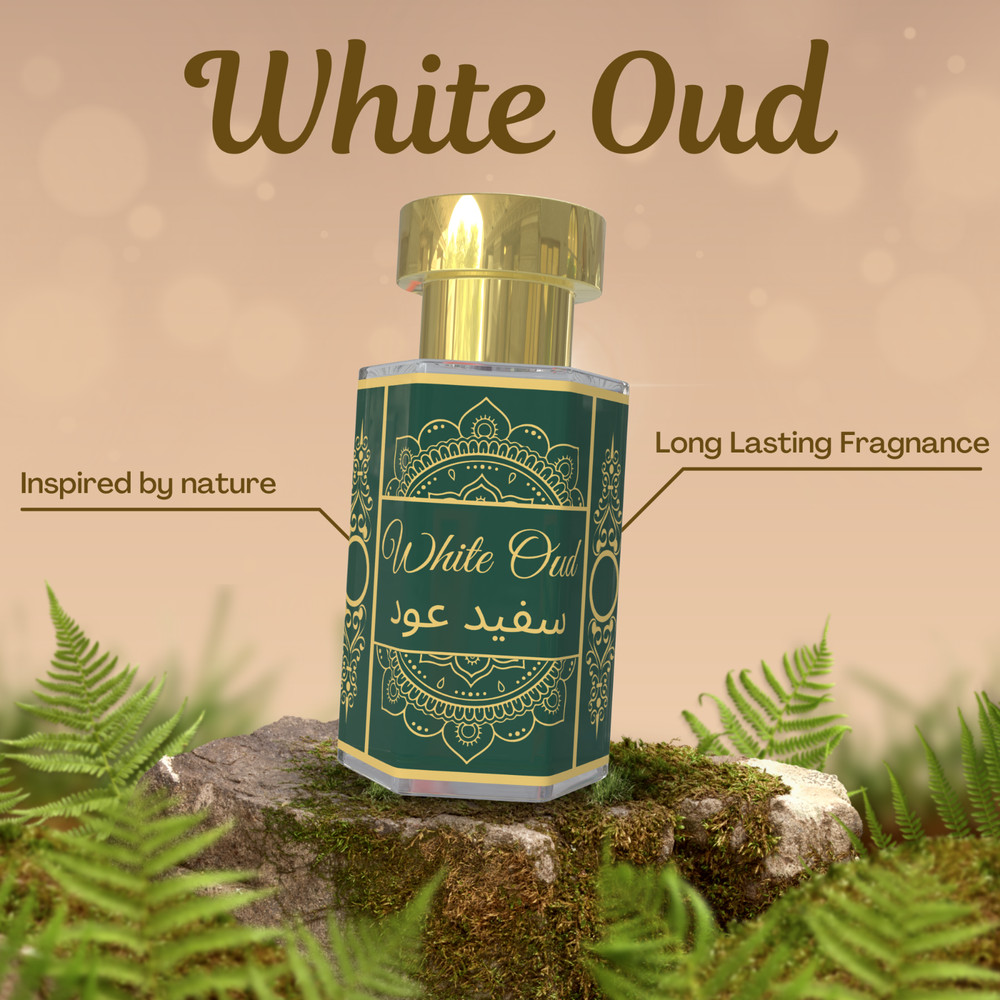 White Oud Perfume Attar Oil 5ml | Alcohol-Free | Long-Lasting