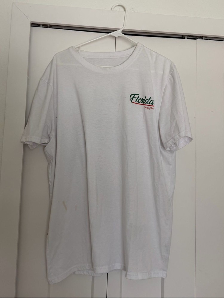 Florida Script Logo White Men’s T-Shirt
