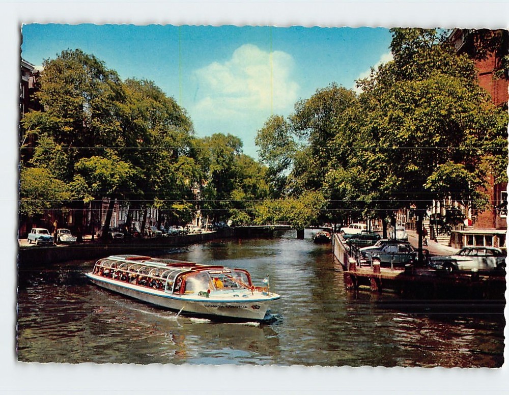 Postcard Herengracht Amsterdam Netherlands