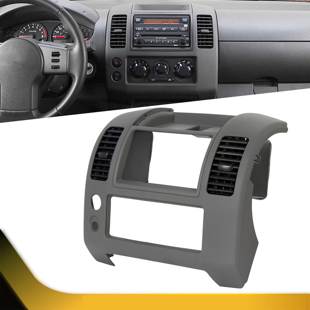 Center Dash Console Instrument Panel Cluster Lid Bezel For 05-20 Nissan Frontier