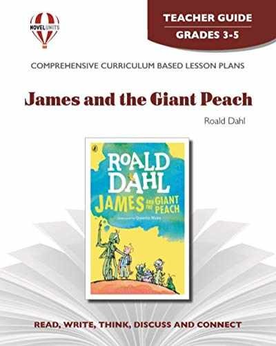 James and the Giant Peach - Teacher - Paperback, by Novel Units - Acceptable