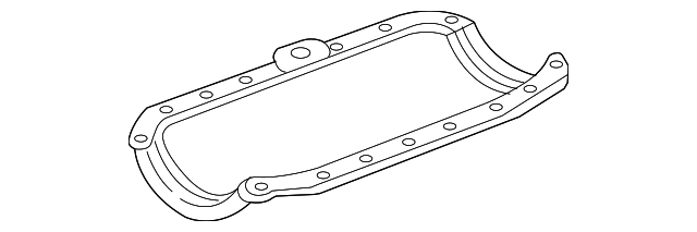 Genuine GM Oil Pan Gasket 12593592