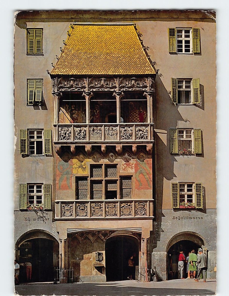 Postcard Goldenes Dachl Innsbruck Austria