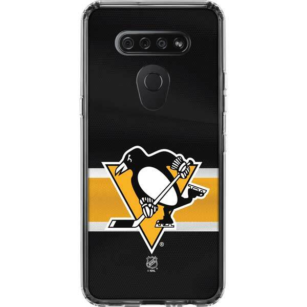 NHL Pittsburgh Penguins LG K51/Q51 Clear Case - Pittsburgh Penguins Jersey