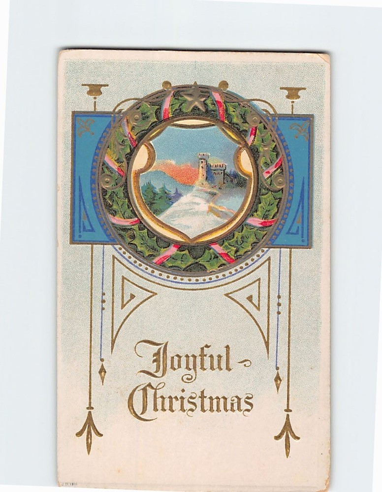 Postcard Embossed Vintage 