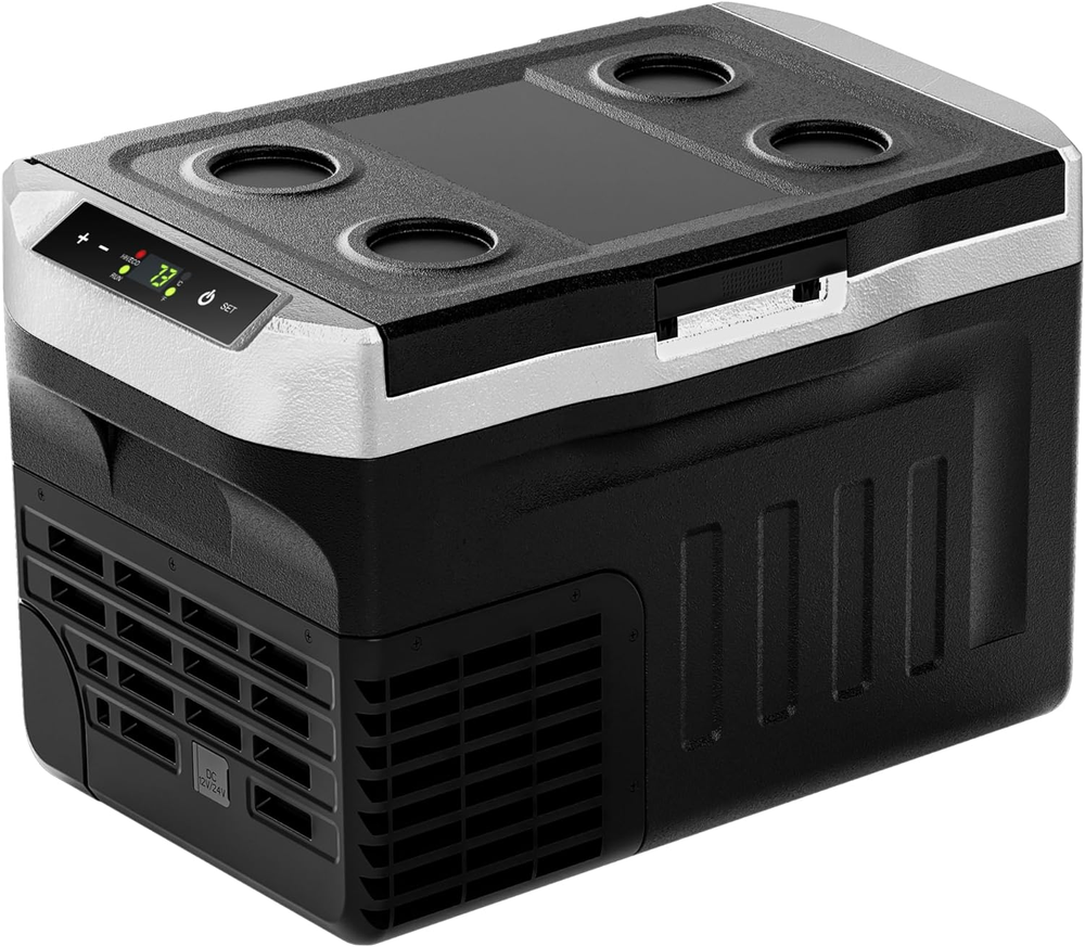 12 Volt Refrigerator, 22QT(21L) 12V Cooler, Compressor Electric Cooler -4℉~68℉,
