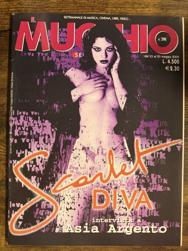 Il Mucchio Selvaggio #398 May 2000 Asia Argento Italian Magazine
