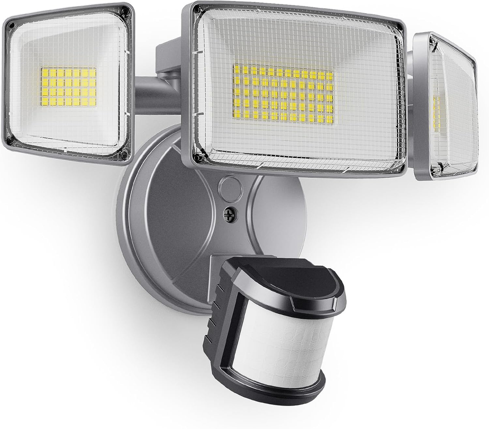 75W LED Outdoor Motion Sensor Flood Light with Dusk to Dawn Lighting