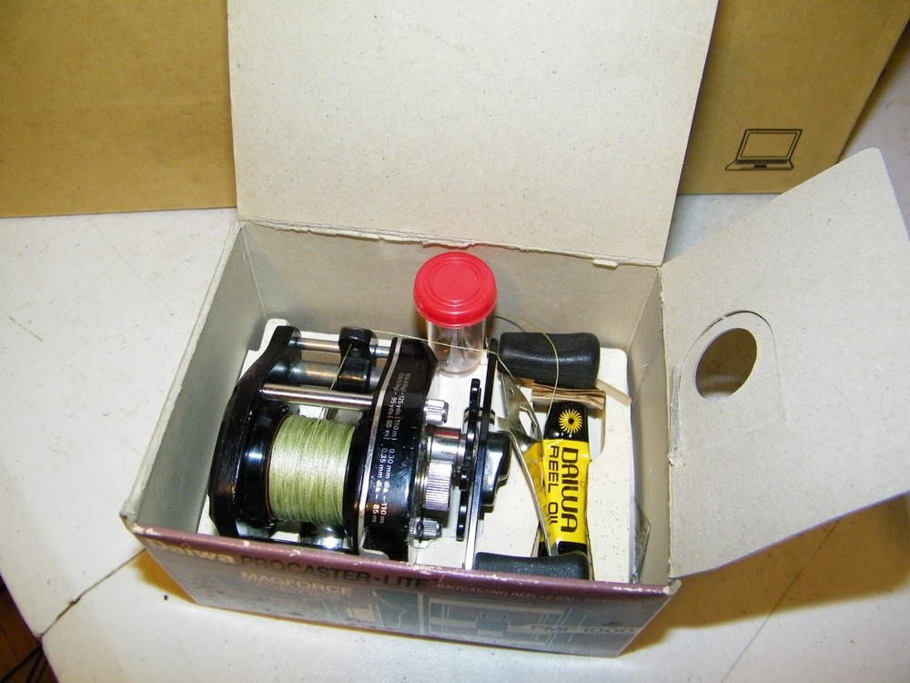 Vintage Daiwa Procaster Magforce PMF-1000 Baitcast Reel with Box and Tools Made in Japan