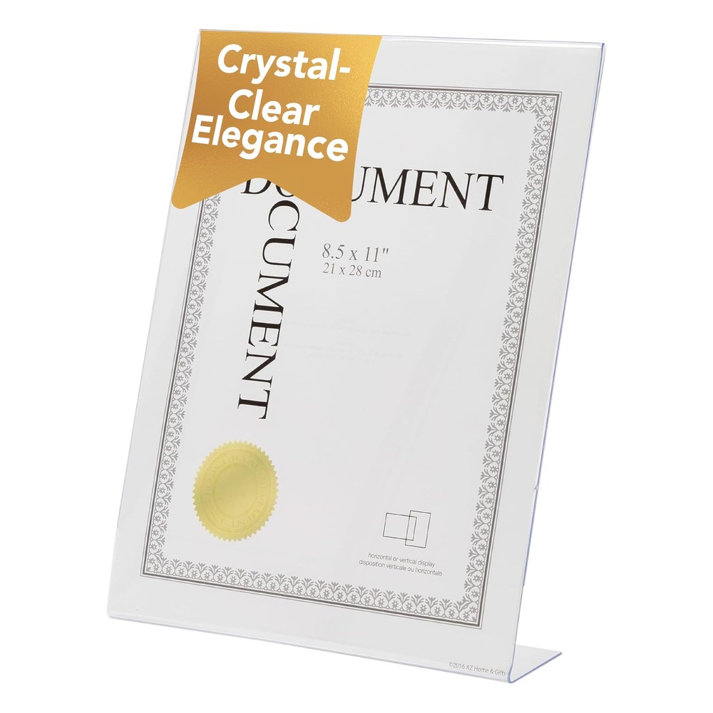 Contemporary Simple and Decent Acrylic Document Single Frames-Accommodate 8.5...-image