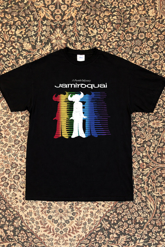 Vintage Jamiroquai Graphic T-Shirt Unisex Charcoal S-5XL