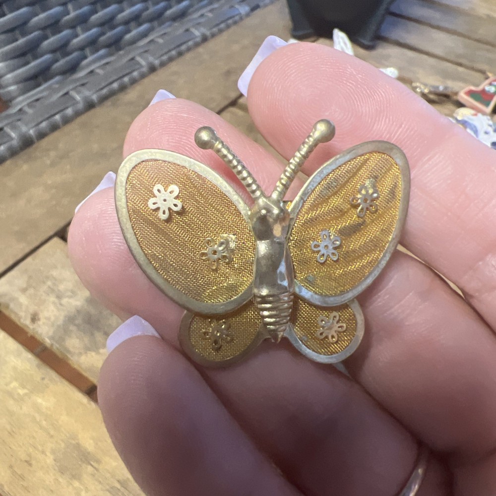 Vintage Butterfly Brooch Pin