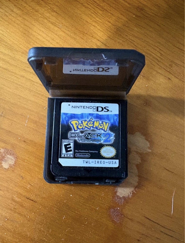 Nintendo DS Pokemon Black Version 2 Game Cartridge only USA Authentic