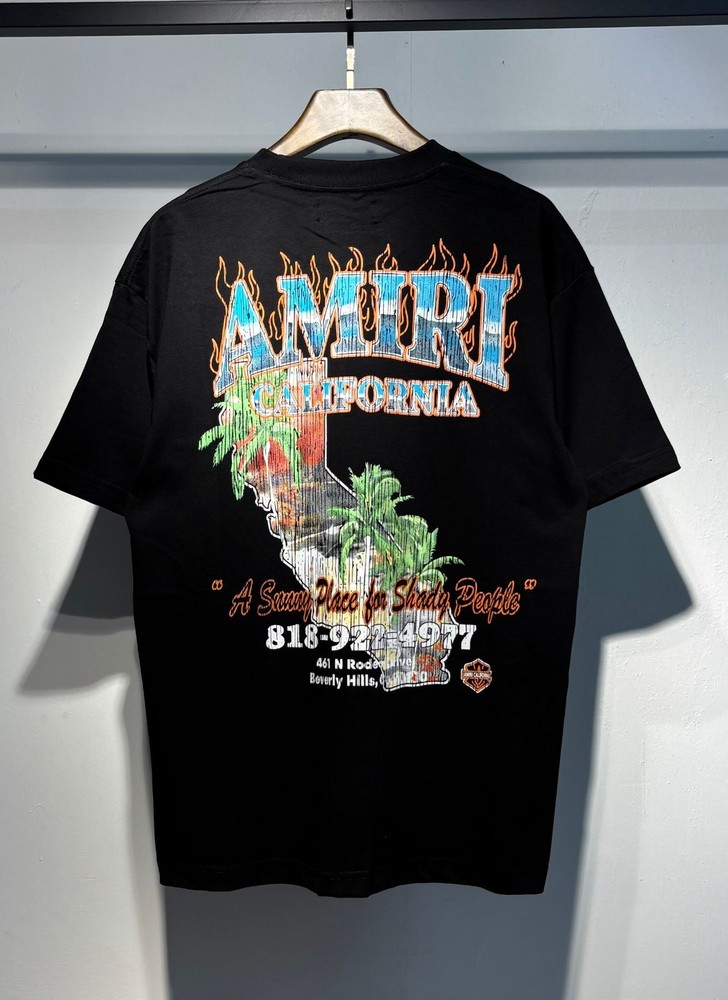 Amiri White T Shirt Men’s Short Sleeve Shirt Size XL