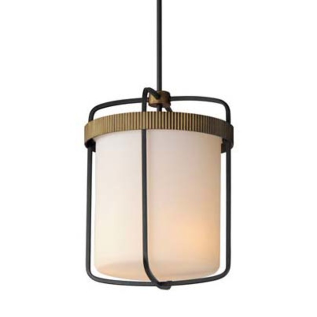 Maxim 32653 Black Ruffles 3-Light 14-Inch Wide Pendant