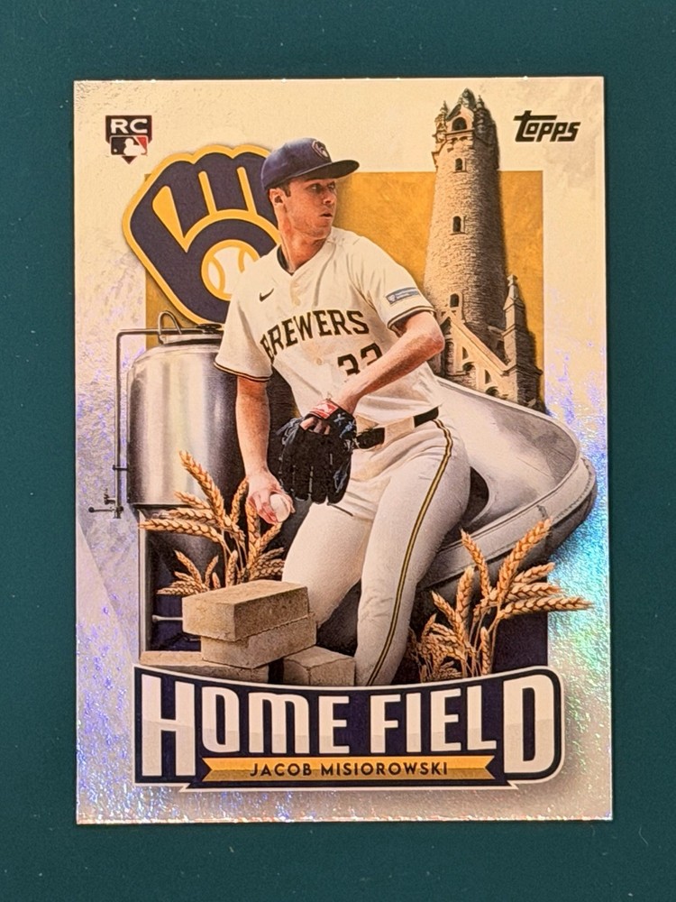 Jacob Misiorowski RC Home Field Advantage Case Hit Brewers 2026 Topps HA-14