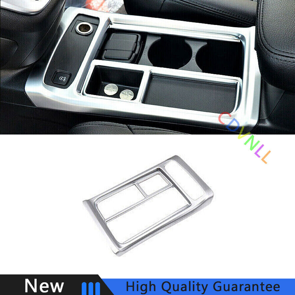 For Honda CRV CR-V 2012-2016 Matte Silver Middle Console Water Cup Frame Trim 1X