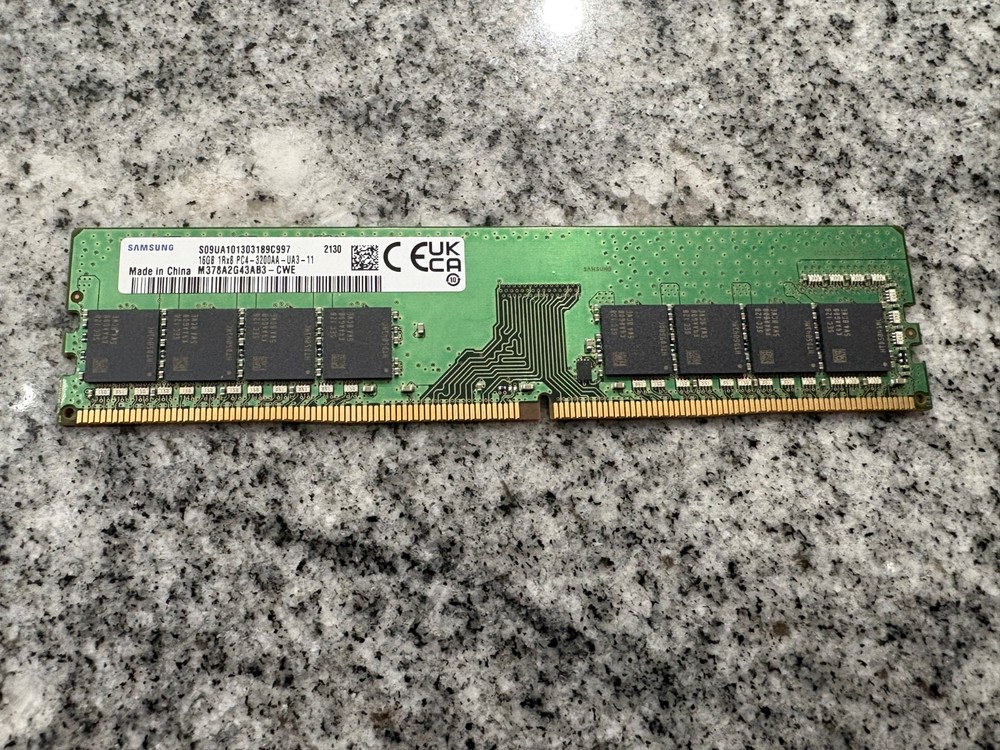 Samsung 16GB DDR4 3200MHz PC4-3200AA Desktop RAM Memory M378A2G43AB3-CWE TESTED