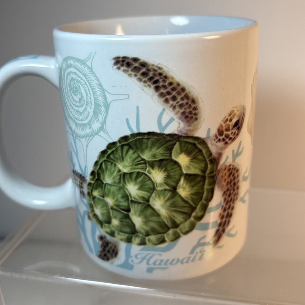 Sea Turtle Hawaii Honu Voyage Souvenir Coffee Cup Mug