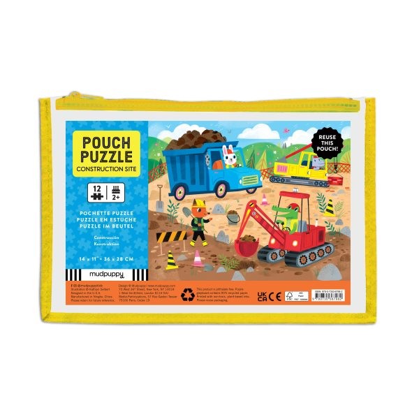 Construction Site Pouch Puzzle, Game by Mudpuppy (COR); Selbert, Kathryn (ILT...