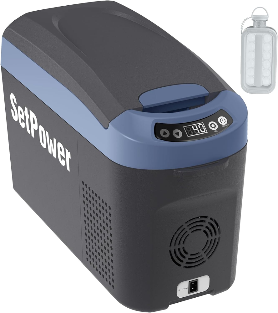 AB15 12 Volt Refrigerator,16 Quart(15L) Electric Cooler,Portable Car Refrigerato
