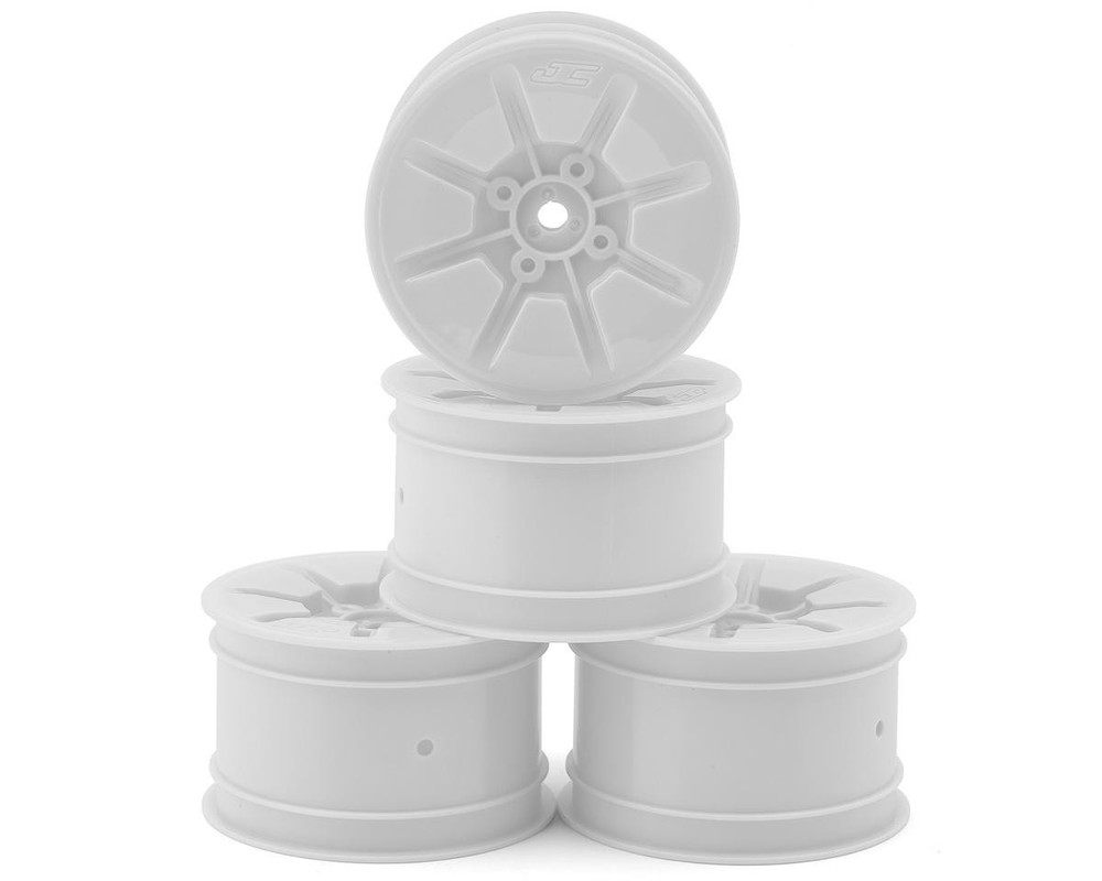 JConcepts Pioneer 2.2 Rear Buggy Wheels (White) (4) [JCO3466W]w/12mm Hex