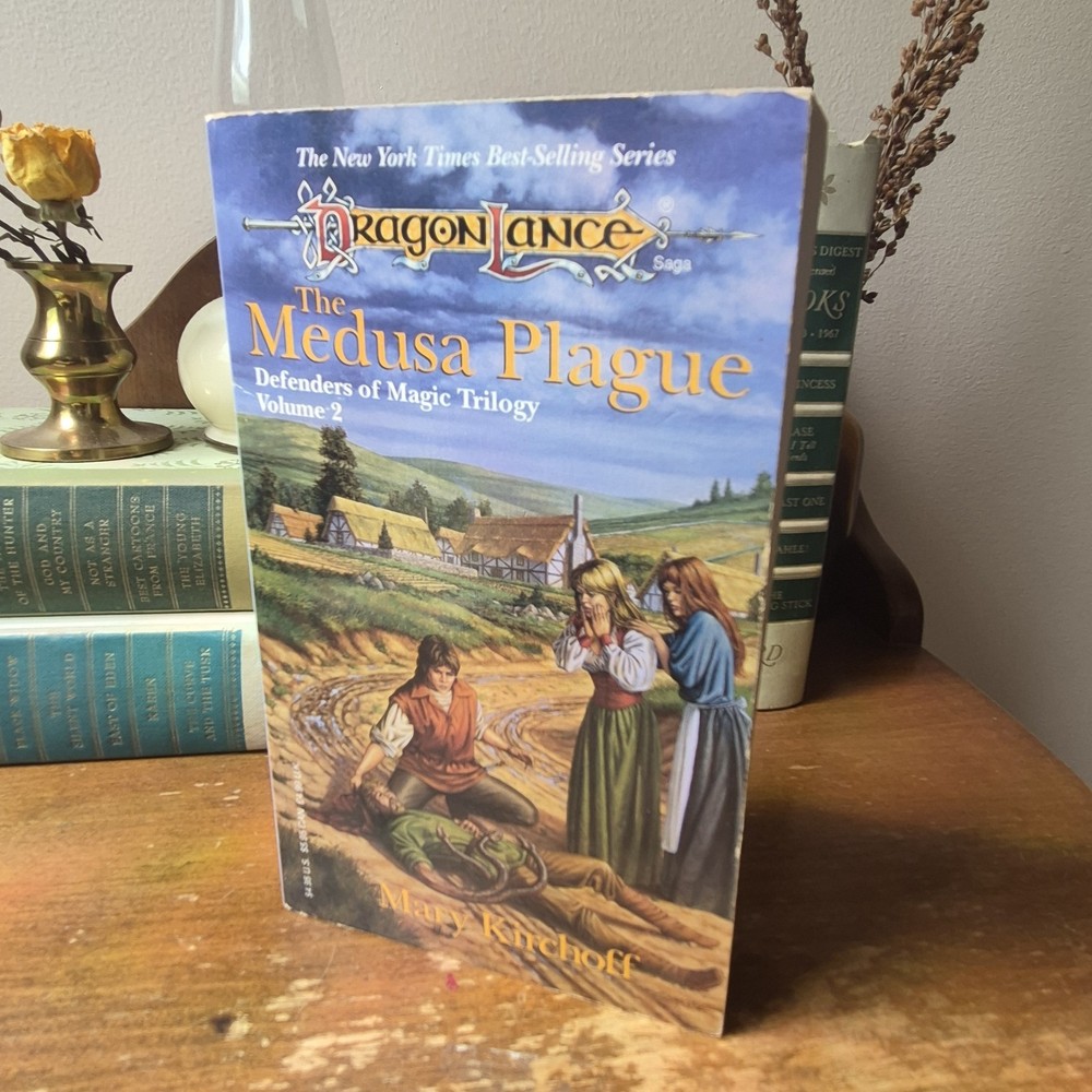Dragonlance The Medusa Plague Mary Kirchoff TSR Paperback 1994 1st Print Reading
