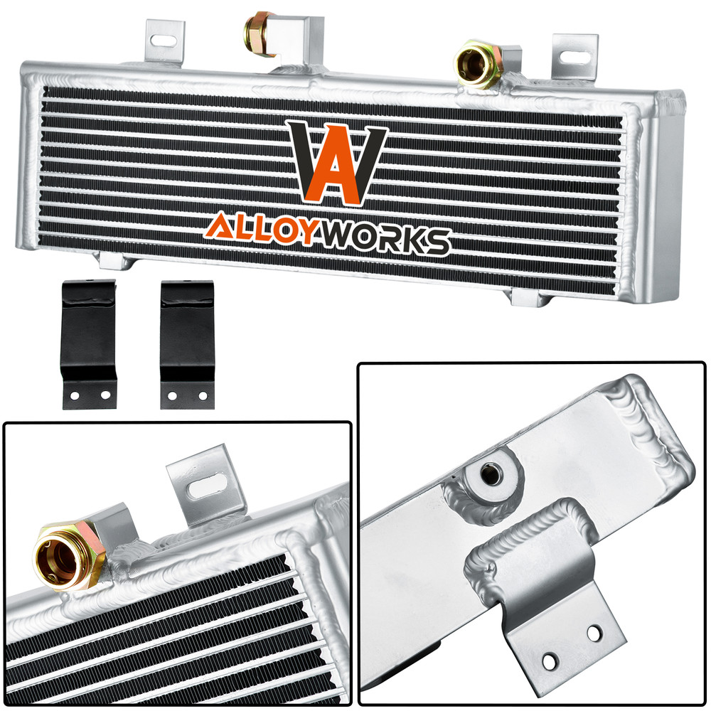 Heavy Duty Transmission Cooler Bar + Plate Fits GM 6.6L Duramax LML 2015 2016