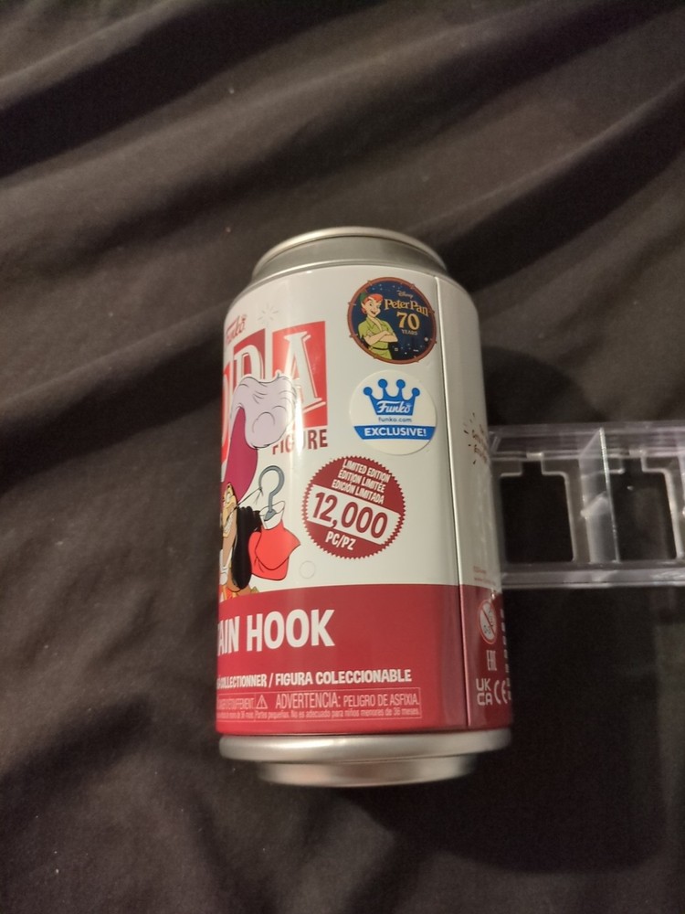 Funko Vinyl Soda: Disney - Captain Hook (Chase) - Funko (Exclusive) NOT A CHASE
