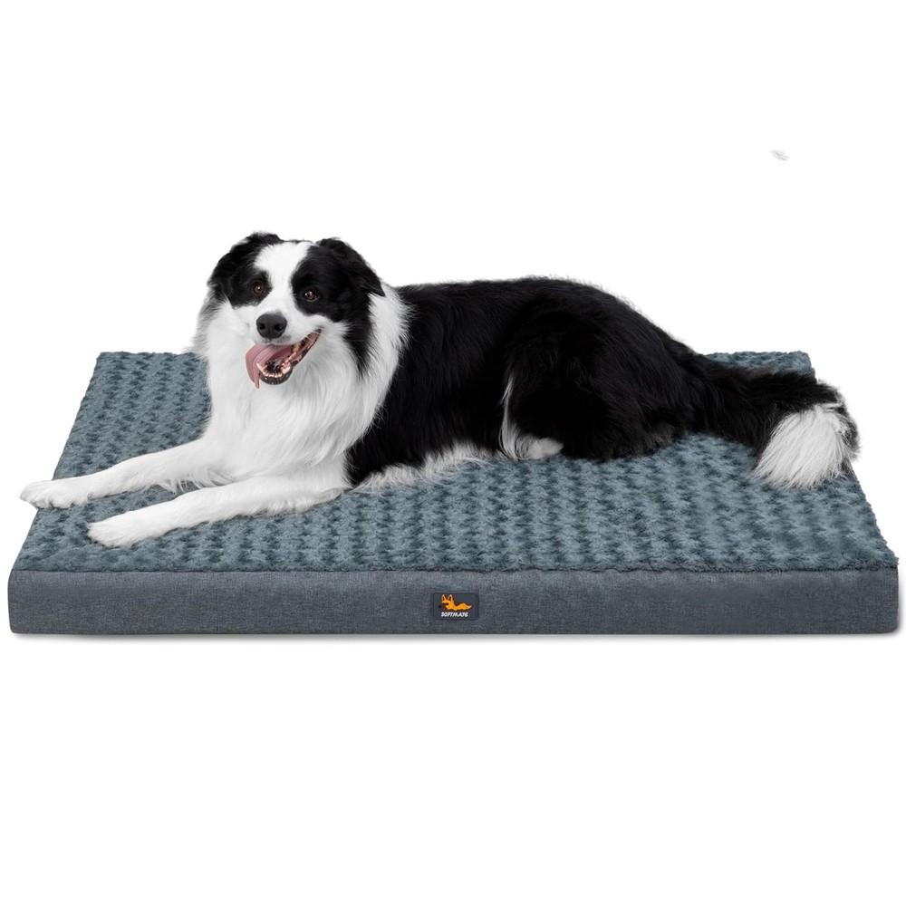 Medium Dog Bed for Dogs up to 35 lbs with Orthopedic Foam Waterproof Cover Re...