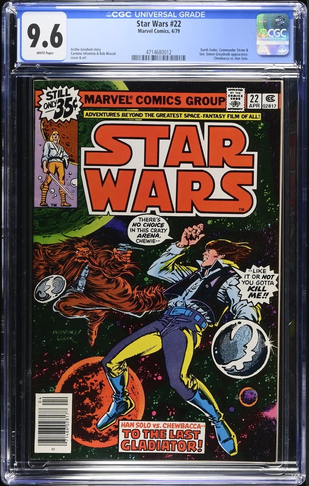 Star Wars 22 CGC 9.6