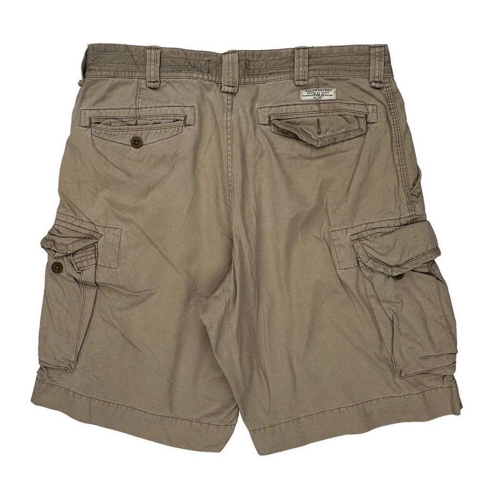 Polo By Ralph Lauren Cargo Shorts - 36W 10L Khaki Cotton