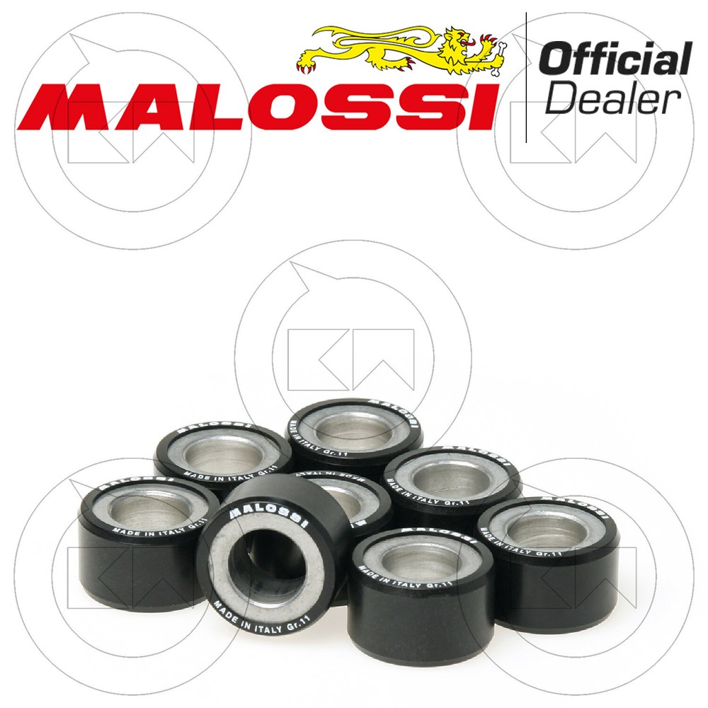 Malossi 16 Grams Rollers for Multivar Variator Yamaha T-Max Tmax 530 Year 2015