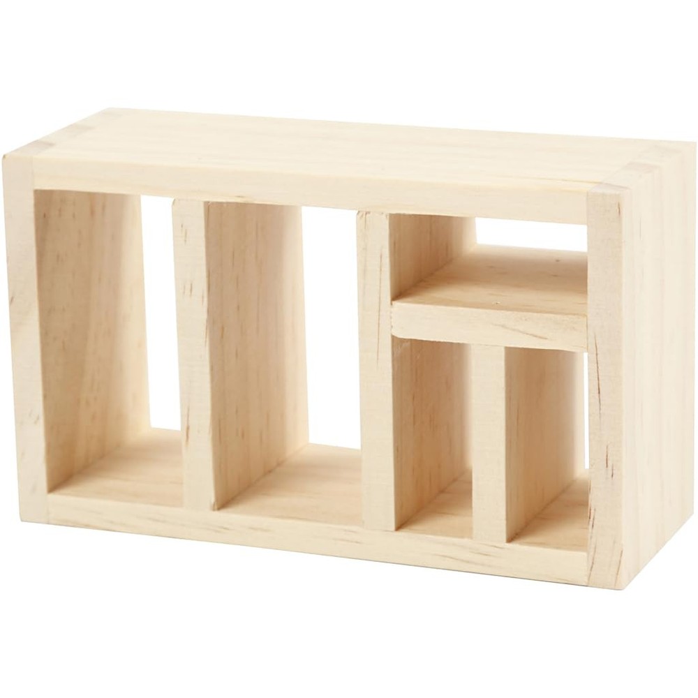 Houten mini boekenplank van Creativ Company - Nieuw design