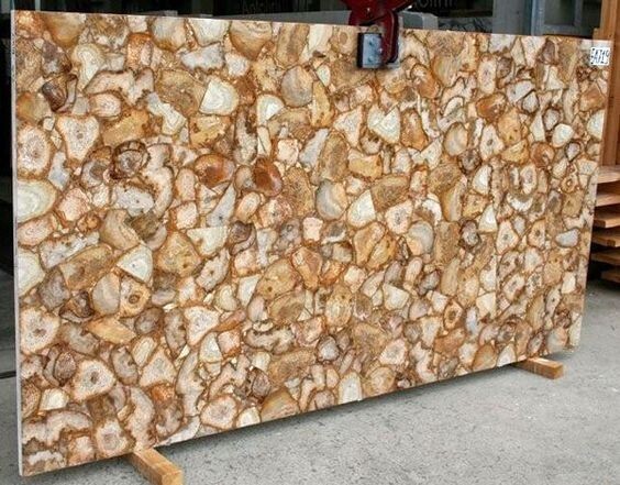 24x36 Natural Agate Stone Dining Table Kitchen Countertop Console