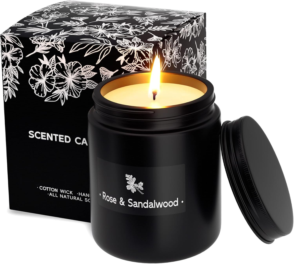 Scented Candle - Christmas Scented Candles for Men - 7.6Oz Soy Wax Scented Candl